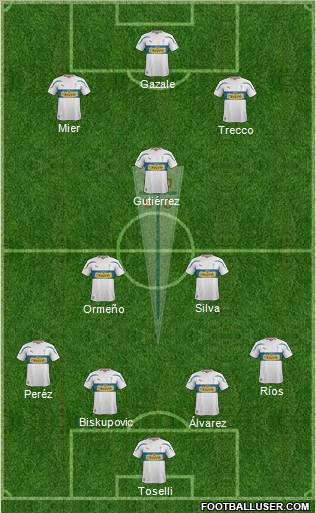 CD Universidad Católica Formation 2012