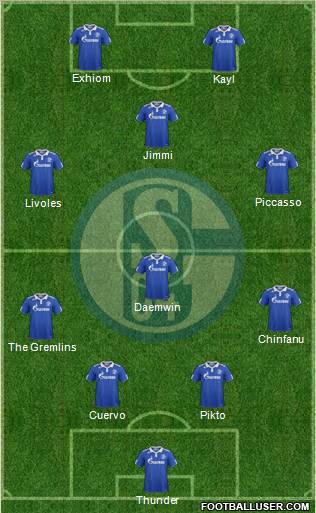 FC Schalke 04 Formation 2012