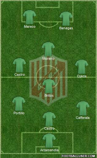 9 de Julio Formation 2012