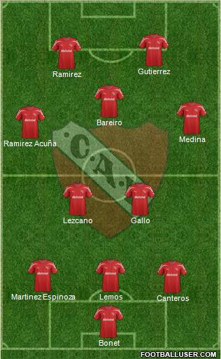 Independiente Formation 2012