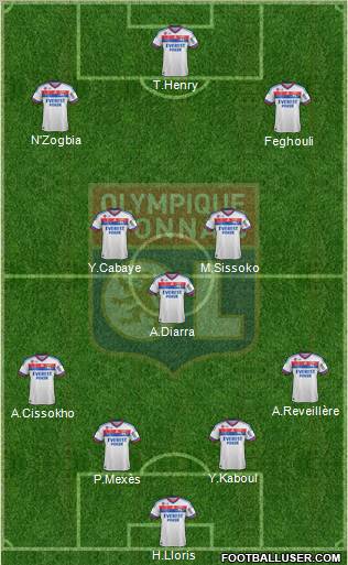 Olympique Lyonnais Formation 2012