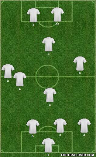 Pro Evolution Soccer Team Formation 2012