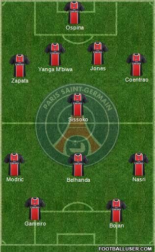 Paris Saint-Germain Formation 2012