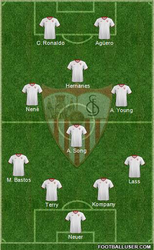 Sevilla F.C., S.A.D. Formation 2012