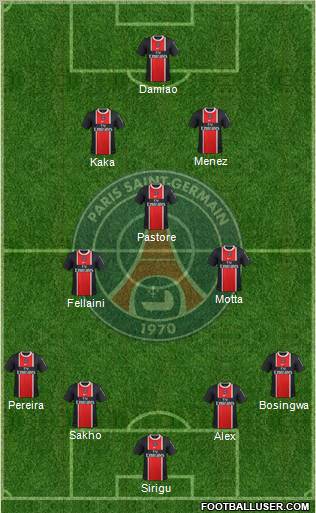 Paris Saint-Germain Formation 2012