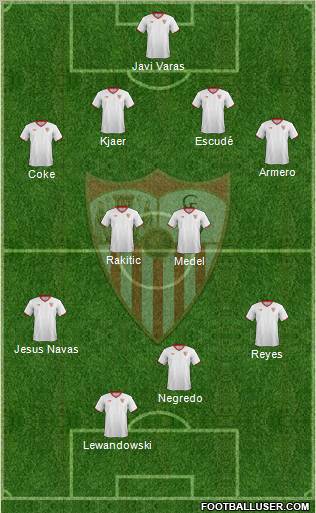 Sevilla F.C., S.A.D. Formation 2012