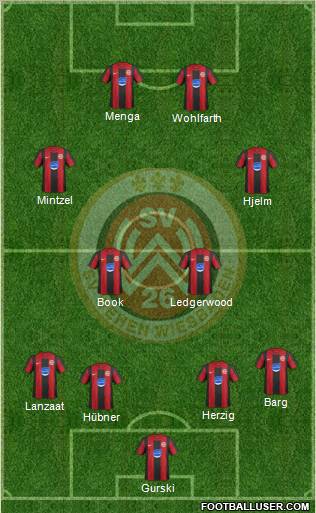 SV Wehen Wiesbaden Formation 2012