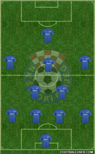 NK Siroki Brijeg Formation 2012