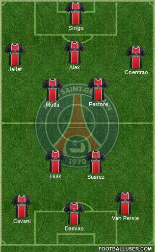 Paris Saint-Germain Formation 2012