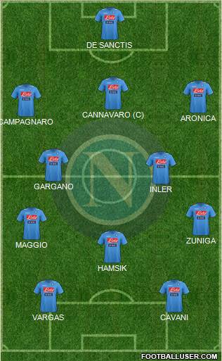 Napoli Formation 2012