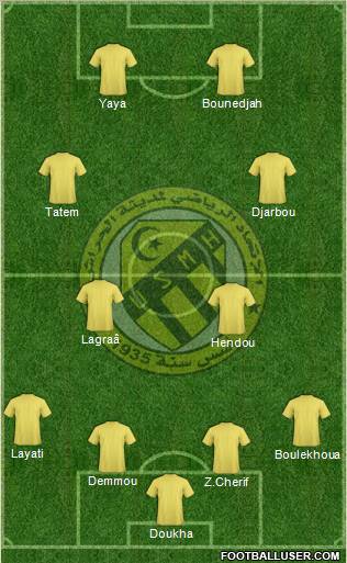 Union Sportive Madinet El-Harrach Formation 2012