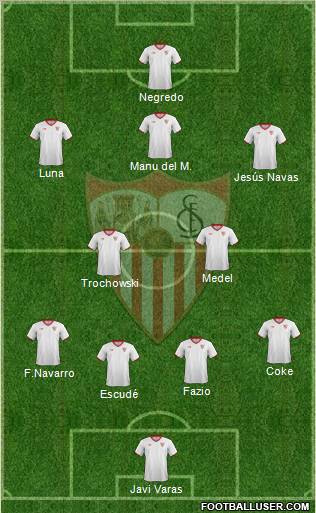 Sevilla F.C., S.A.D. Formation 2012