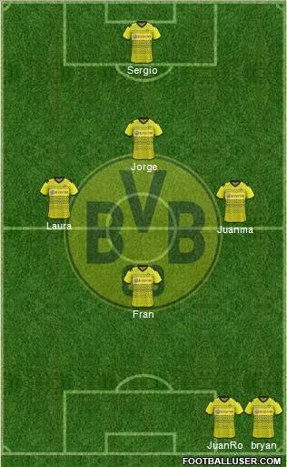 Borussia Dortmund Formation 2012