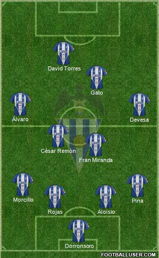 C.D. Alcoyano Formation 2012
