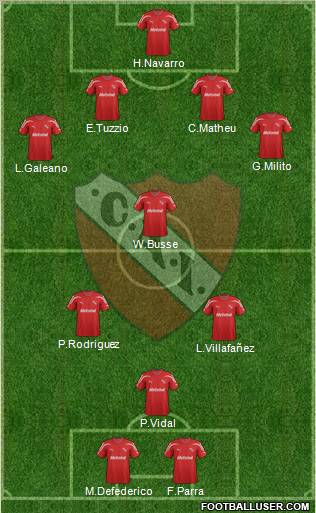 Independiente Formation 2012
