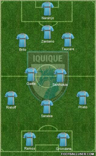 CD Municipal Iquique S.A.D.P. Formation 2012