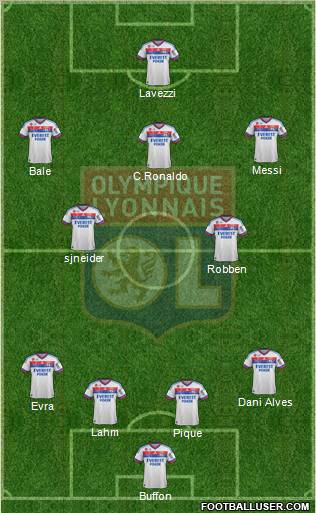 Olympique Lyonnais Formation 2012