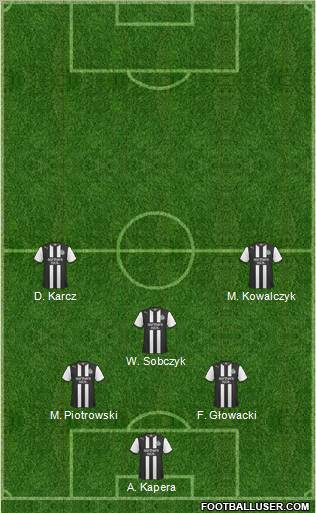 Newcastle United Formation 2012