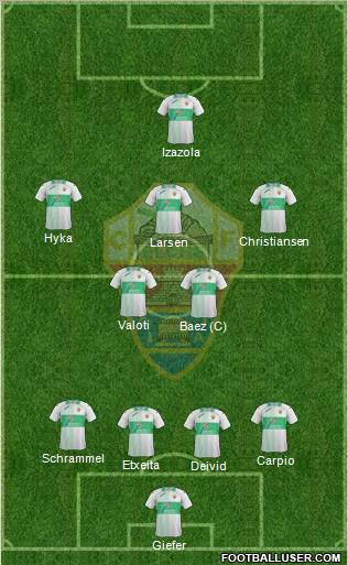 Elche C.F., S.A.D. Formation 2012