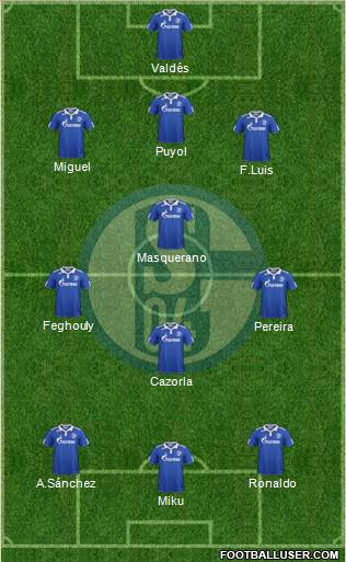 FC Schalke 04 Formation 2012