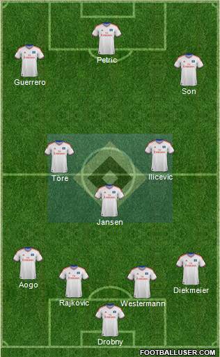 Hamburger SV Formation 2012