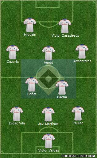 Hamburger SV Formation 2012