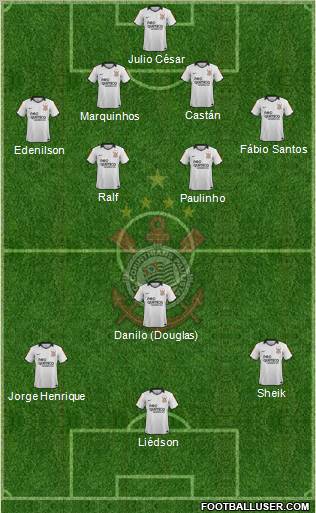 SC Corinthians Paulista Formation 2012