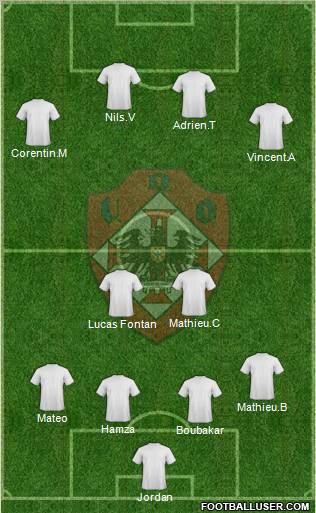 União Desportiva Oliveirense Formation 2012