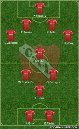 Independiente Formation 2012