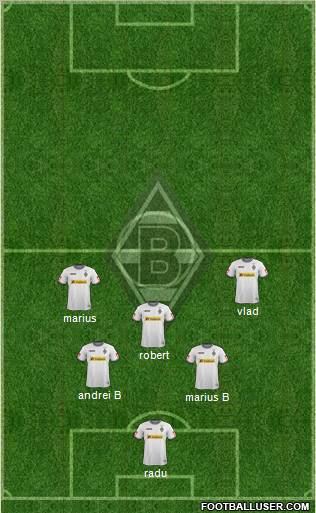 Borussia Mönchengladbach Formation 2012