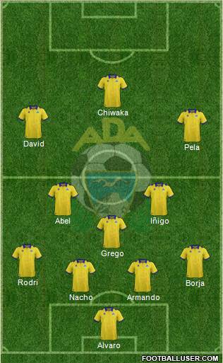 A.D. Alcorcón Formation 2012