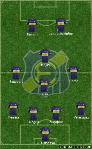 CD Everton de Viña del Mar S.A.D.P. Formation 2012