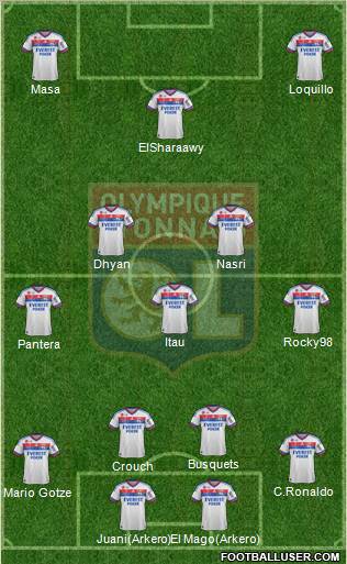 Olympique Lyonnais Formation 2012
