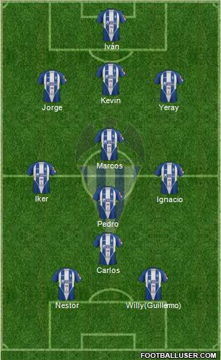 C.D. Alcoyano Formation 2012