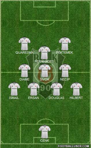 Besiktas JK Formation 2012