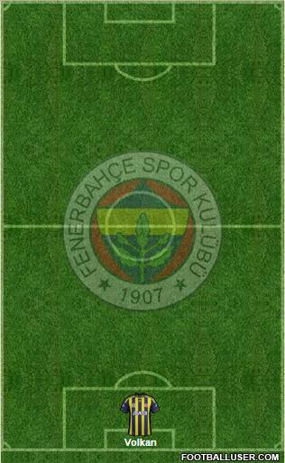 Fenerbahçe SK Formation 2012