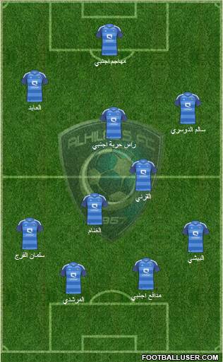 Al-Hilal (KSA) Formation 2012