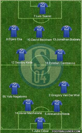 FC Schalke 04 Formation 2012