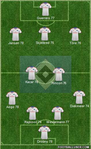 Hamburger SV Formation 2012
