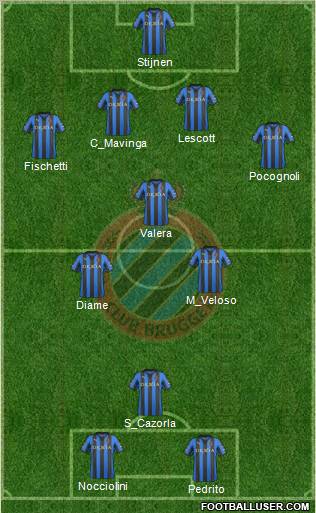Club Brugge KV Formation 2012