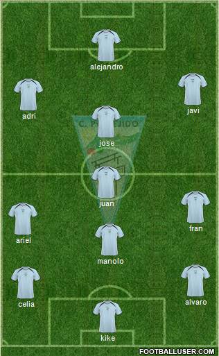 C.P. Ejido S.A.D. Formation 2012