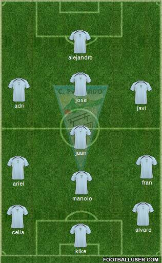 C.P. Ejido S.A.D. Formation 2012