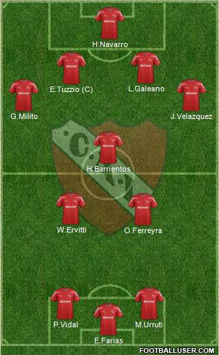 Independiente Formation 2012