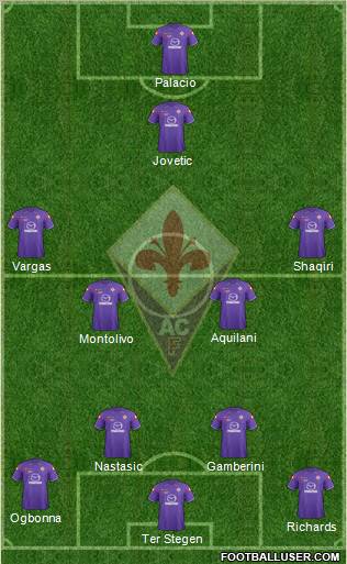 Fiorentina Formation 2012