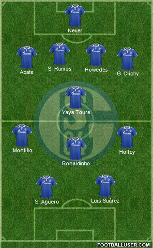 FC Schalke 04 Formation 2012