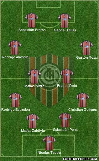 Chacarita Juniors Formation 2012