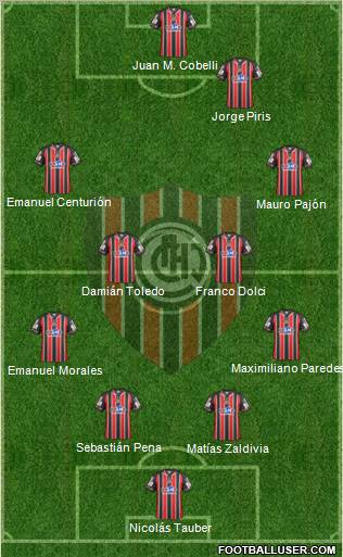 Chacarita Juniors Formation 2012