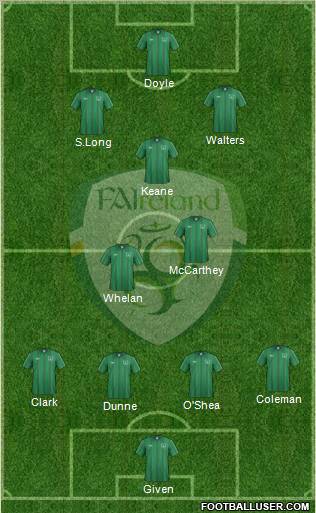 Ireland Formation 2012
