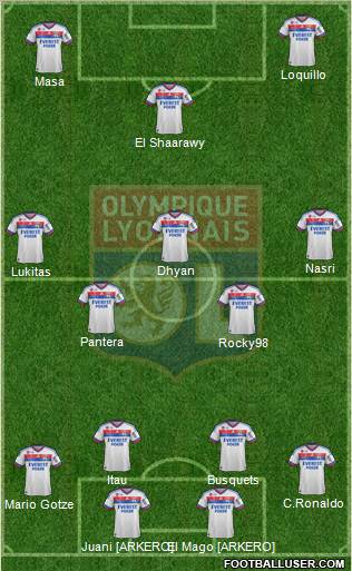 Olympique Lyonnais Formation 2012