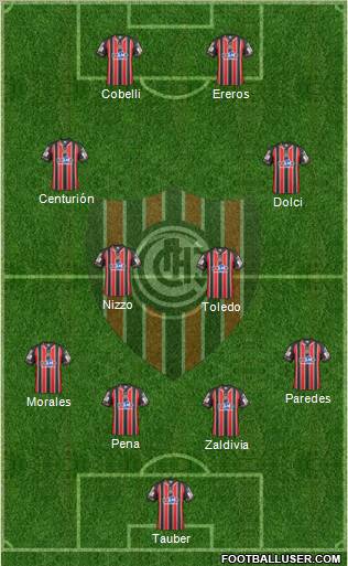 Chacarita Juniors Formation 2012